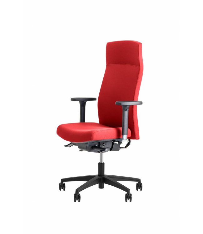 Beta Stoelen Bureaustoel | Be Noble - Hoge Rug - Rood - NEN EN 1335 (Nederlands product)