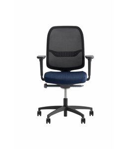 Be by Beta Stoelen Bureaustoel Be Fine - Donkerblauw - NEN EN 1335