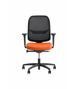 Be by Beta Stoelen Bureaustoel Be Fine - Oranje - NEN EN 1335