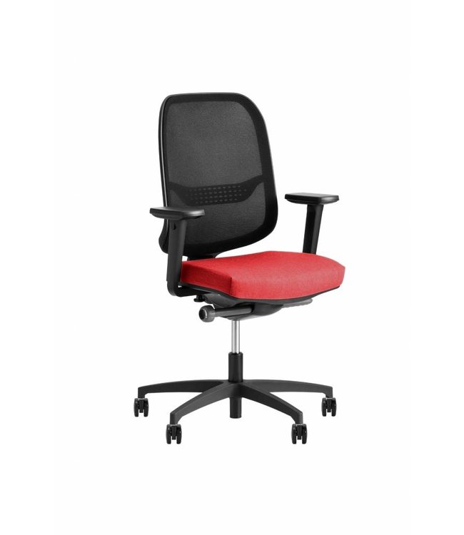 Beta Stoelen Bureaustoel | Be Fine - Rood - NEN EN 1335 (Nederlands product)