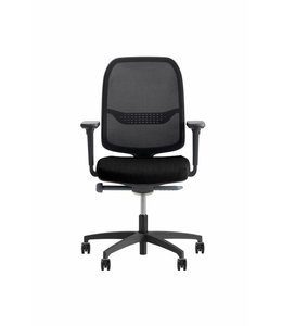 Be by Beta Stoelen Bureaustoel Be Fine - Zwart - NEN EN 1335