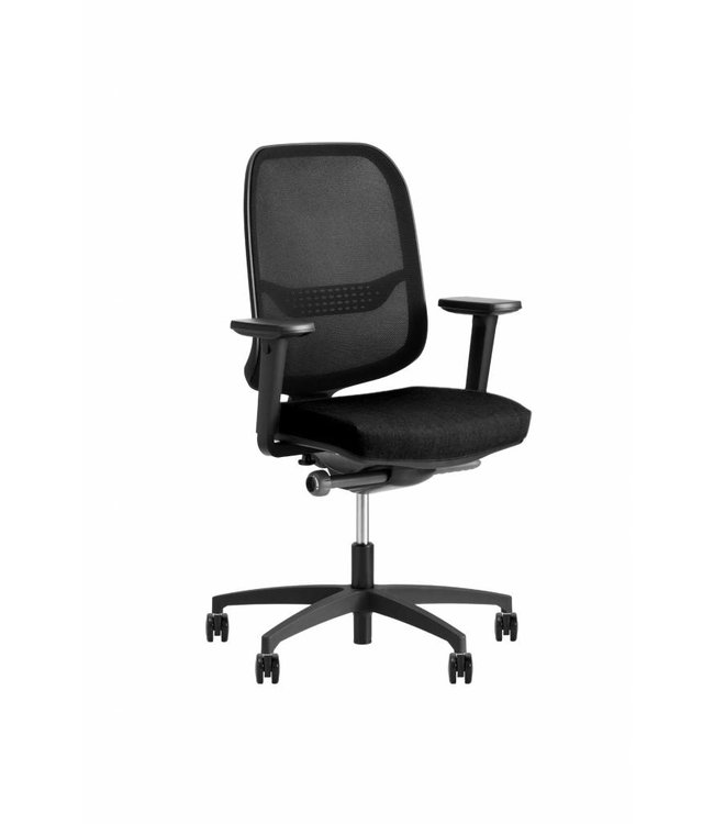 Beta Stoelen Bureaustoel | Be Fine - Zwart - NEN EN 1335 (Nederlands product)