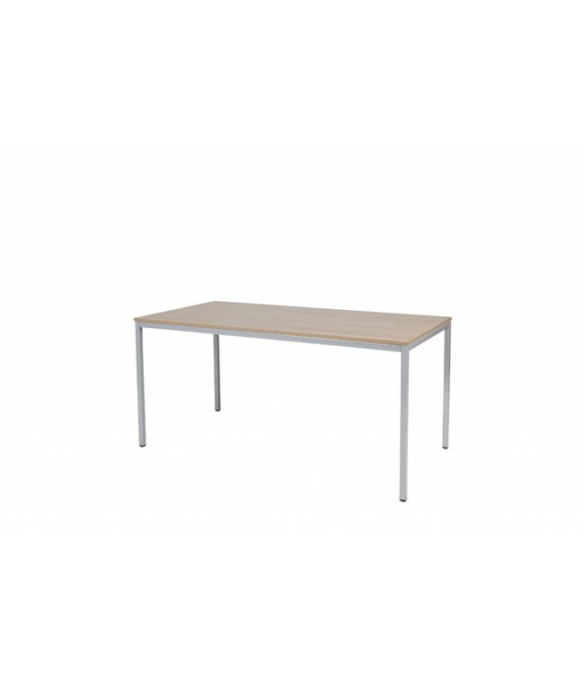 BEUK Bureautafel - Nebreska Eiken - Alu Frame - 120x80