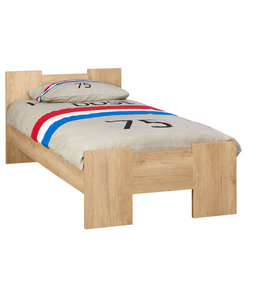 BEUK Bedframe 90X210 cm - Nebreska Eiken - Wouw
