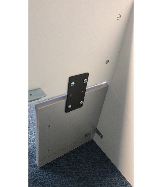 Tussenstuk Bed - aluminium - t.b.v. vulling laden - 210 cm