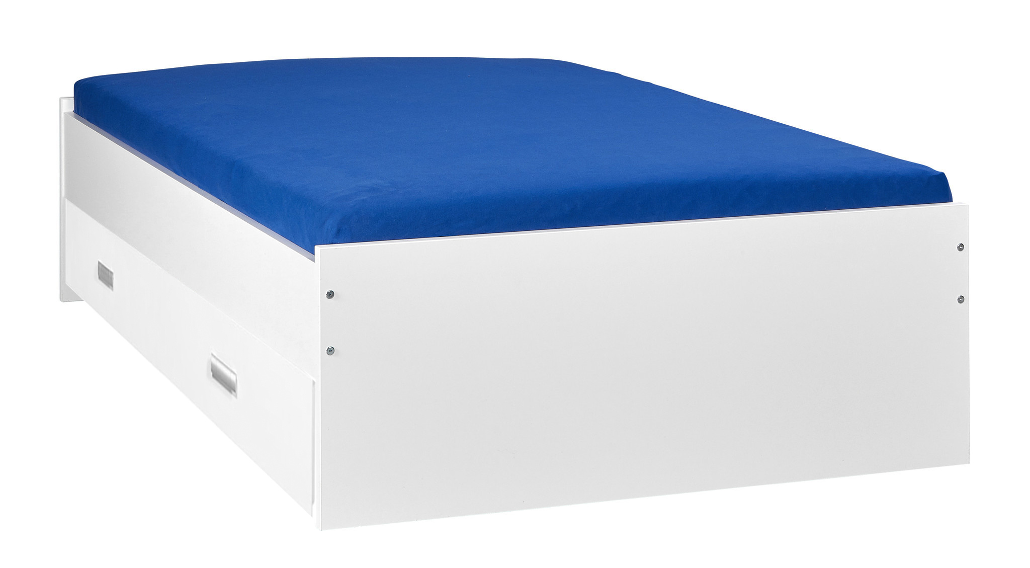 Bed met opbergruimte | | Wit | witte lade - BEUK Meubels