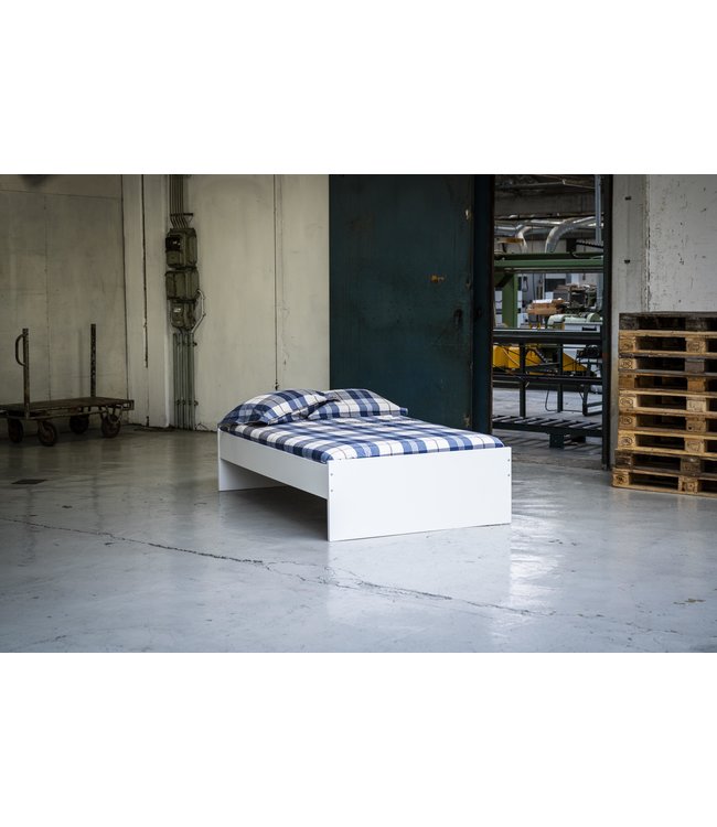 BEUK Bedframe 120x200 cm - Wit – Budel (Nederlands Product)