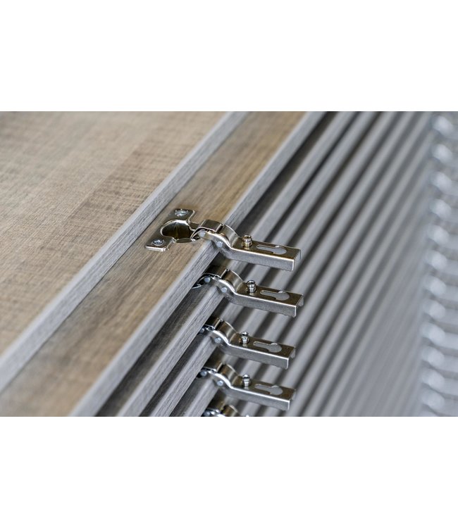 BEUK Bureautafel - Nebreska Eiken - Alu Frame - 120x80