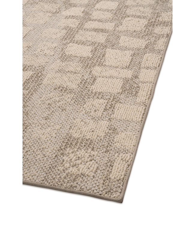 DESSO Blocks | Vloerkleed | 100% Recycle | ECONYL © | Lichtbruin Beige| 200x300cm