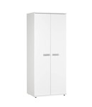 BEUK Kledingkast 2-deurs 200x82x58 Wit - Effen