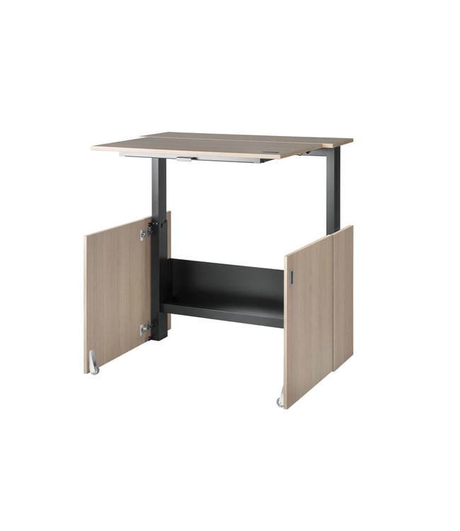 VEPA Homefit Thuiswerkplek | Zit Sta Bureau | 61 - 118cm | Electrisch | Eiken (Nederlands Product - BUUR Collectie)