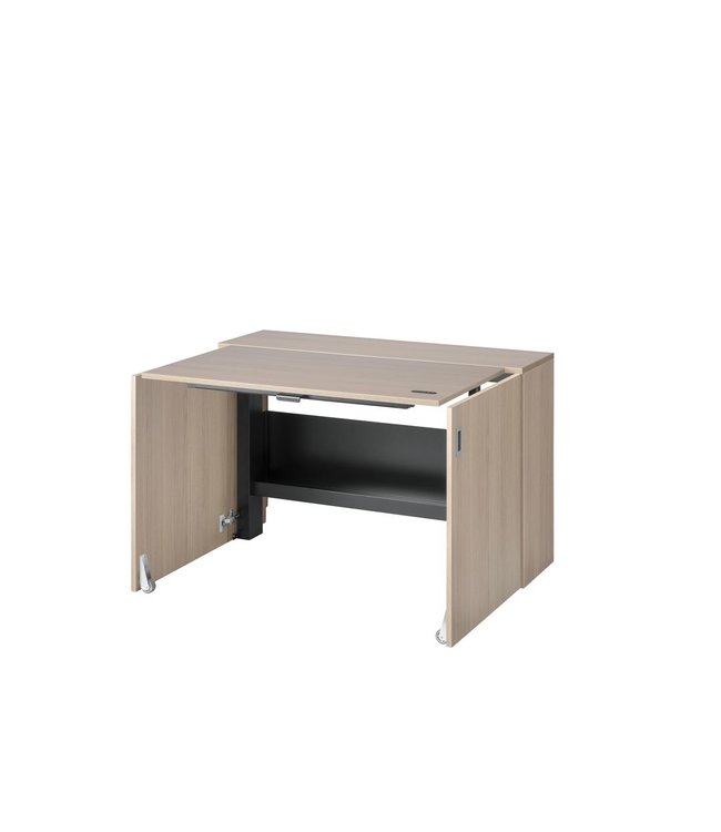 VEPA Homefit Thuiswerkplek | Zit Sta Bureau | 61 - 118cm | Electrisch | Eiken (Nederlands Product - BUUR Collectie)