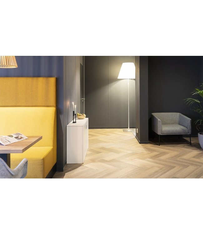 VEPA Homefit Thuiswerkplek | Zit Sta Bureau | 61 - 118cm | Electrisch | Wit (Nederlands Product - BUUR Collectie)