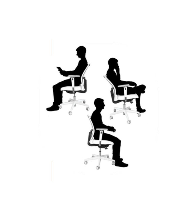 Beta Stoelen Be Brave 200 - Netweave Rug - 4D armleggers -  NEN-EN 1335  - NPR 1813 (Nederlands Product)