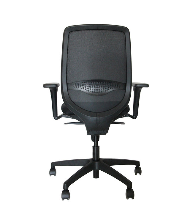 BUUR HomeSit - NEN EN 1335 - Zwarte 3D Netweave Rugleuning - 4D Armleggers (Nederlands Product - BUUR Collectie)