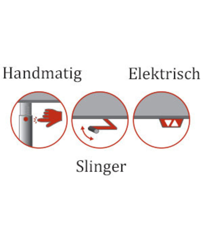 VEPA Presto R  -  Verstelbaar bureau - 120x80 - Eiken Natuur - Zwart frame (Nederlands Product - BUUR Collectie)