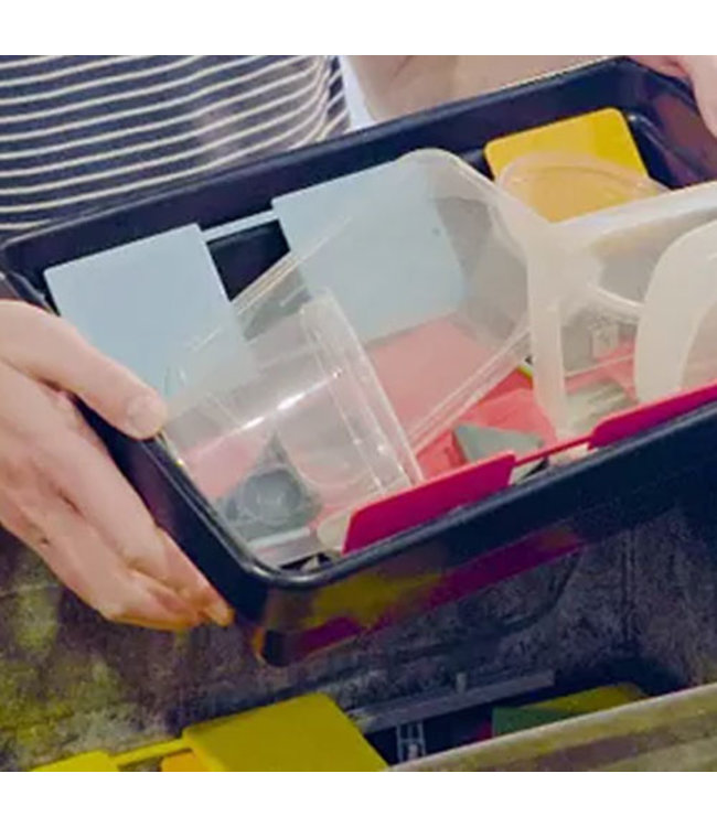 VEPA Wybelt - Confetti - 100% gerecycled - Wiebel kruk voor thuis of op kantoor (Nederlands Product - BUUR Collectie)