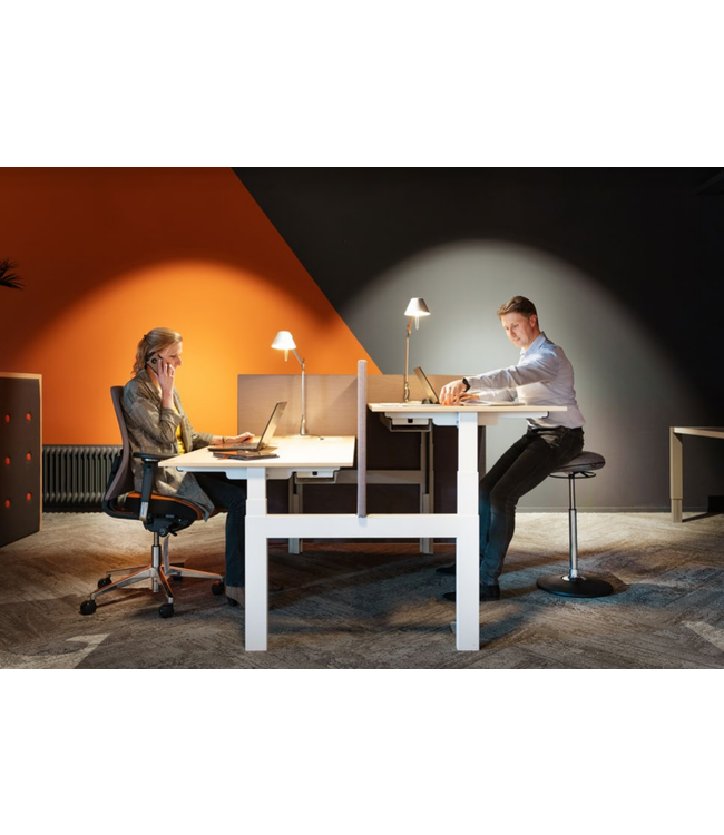 Beta Stoelen Steady -  Ergonomische werkkruk - Zit sta kruk - Blazer Groen - Gepolijst Aluminium Voetplaat (Nederlands Product - BUUR Collectie)