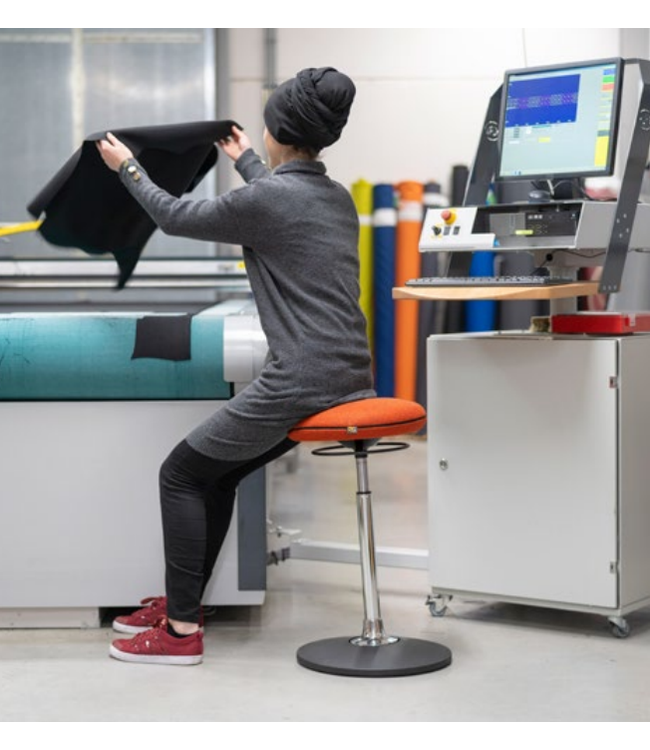 Beta Stoelen Steady -  Ergonomische werkkruk - Zit sta kruk - Blazer Groen (Nederlands Product - BUUR Collectie)