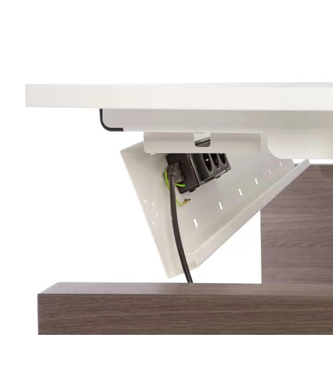 VEPA Kabelgoot - Incl bladbevestigingsbeugels - 160cm bureau (Nederlands Product - BUUR Collectie)