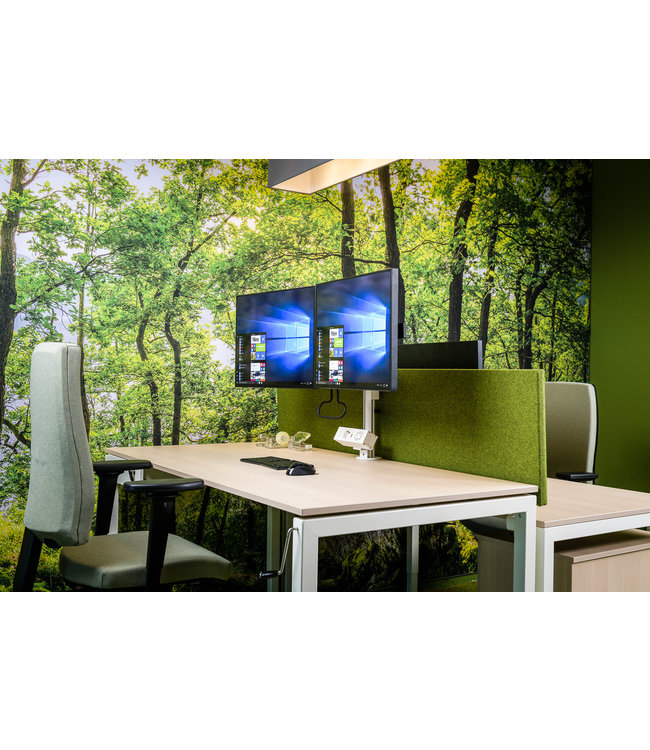 Filex Filex Universele Wing - Monitorarm - 2 schermen - Quick Release - zwart (Nederlands Product)