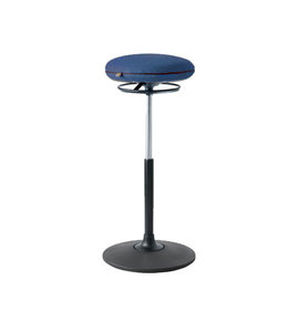 Beta Stoelen Ergonomische werkkruk Be Steady - Blazer Blauw - Zwart voetplaat