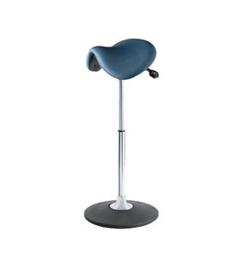 Beta Stoelen Ergonomische zadelkruk Be Solid - Blauw - Aluminium voetplaat