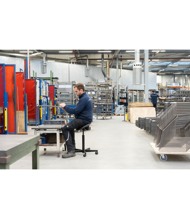 Beta Stoelen Saddle -  Ergonomische Zadelkruk - Antraciet - Met Wielen