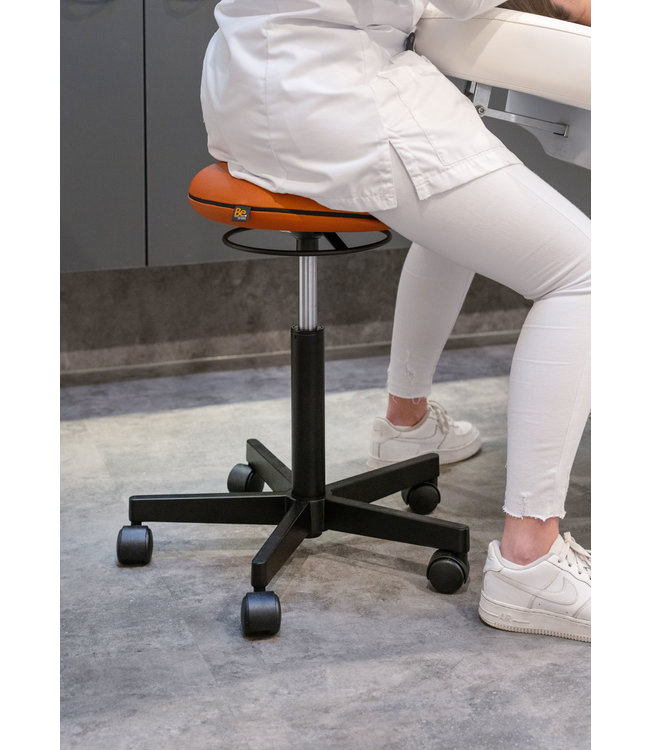 Beta Stoelen Circle -  Ergonomische werkkruk - Zit sta kruk - Blazer Groen - Wielen