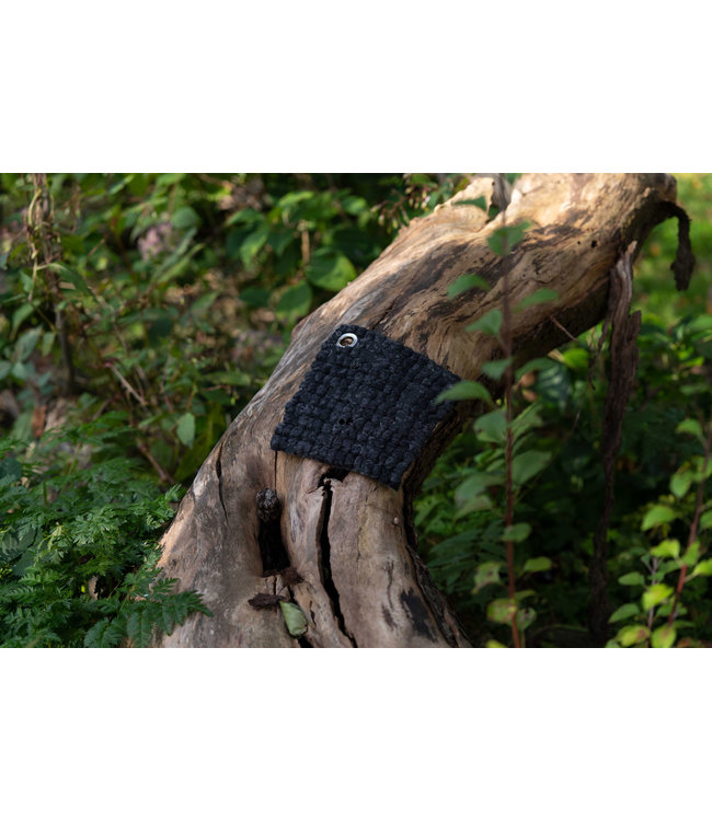 Barefoot Wollen Vloerkleed | New Zeeland | 140 x 200 | Zwart  (Op Maat - Nederlands Product)