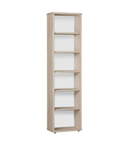 BEUK Boekenkast – 200 x 52 x 29cm - Licht Hout - Wouw