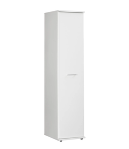 BEUK Kledingkast 1 Deurs - 200 x 46 x 58cm - Wit - Effen