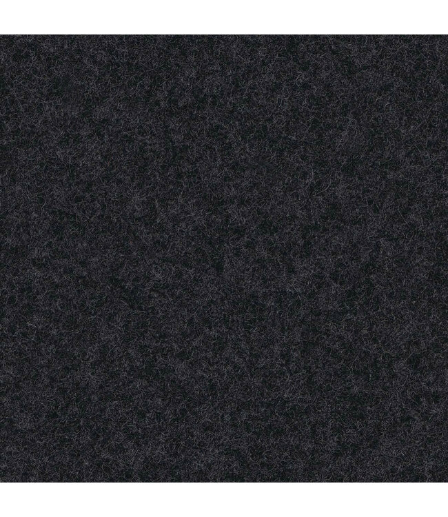 VEPA Felt - PET Stoel Lichtgrijs - Zwart Frame - 100% recycle plastic en staal - Zitting Zwart (Nederlands Product - BUUR Collectie)