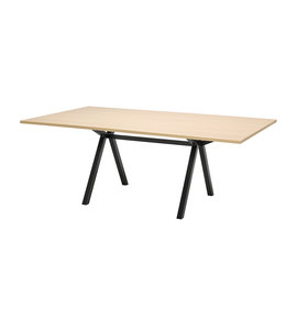 VEPA Vergadertafel VPAX 200x120 - 75cm - Eiken Whitewash