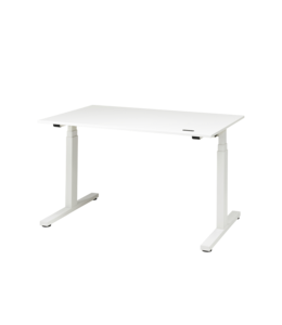 VEPA Verstelbaar bureau 120x80 - Wit - Wit frame - Presto R