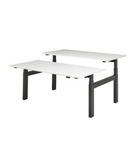 VEPA Presto R Duo   -  Zit Sta bureau - 140x80 - Wit - Zwart frame