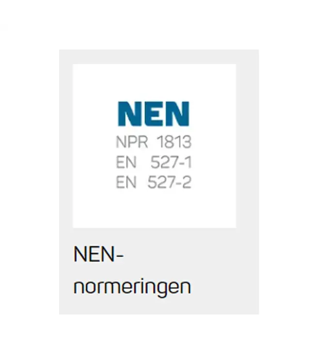 VEPA Presto R Duo   -  Zit Sta bureau - 180x80 - Eiken Whitewash - Zwart frame