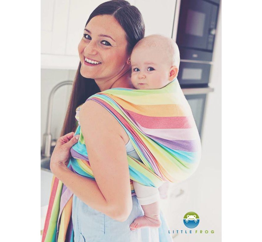 rainbow woven wrap