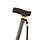 Lightweight aluminum walking stick black - foldable, length 84 - 94 cm