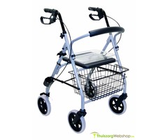 Déambulateur en aluminium, pliable