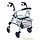 Rollator Gigo en aluminium avec 4 roues, pliable