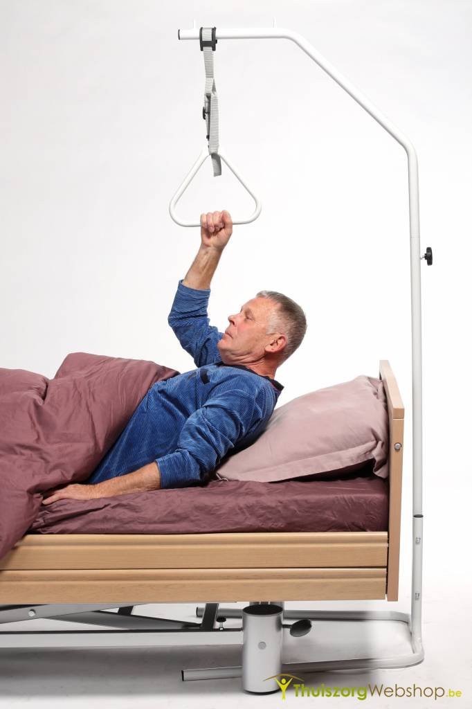 Potence d'angle pour lit médicalisé