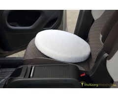 Comfortable swivel cushion on plastic plate
