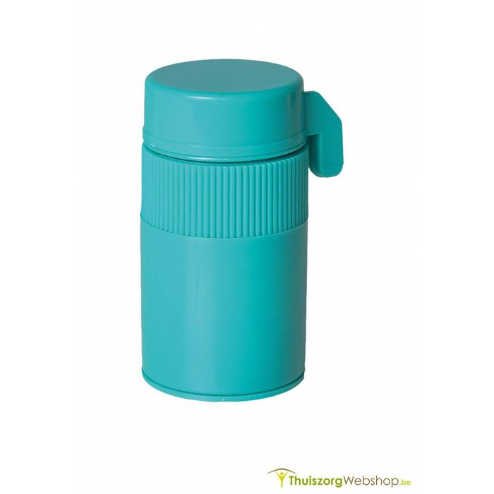 Pill pulverizer / splitter with 2 storage compartments