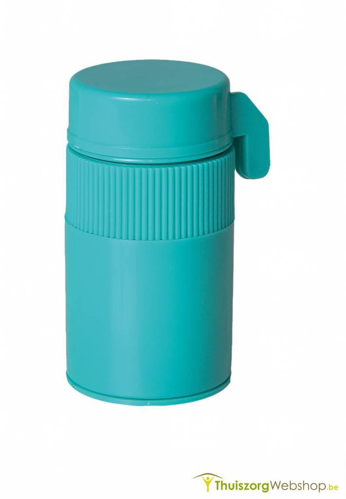 Boîte pour broyer et couper les médicaments avec 2 compartiments