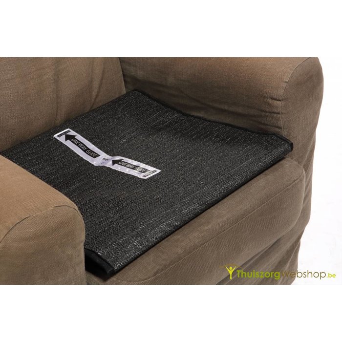 One way glide - Easily put someone upright! - for wheelchair or seat