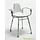 Chaise de douche et de travail modulaire Prima avec accoudoirs et dossier - Disponible en 2 tailles