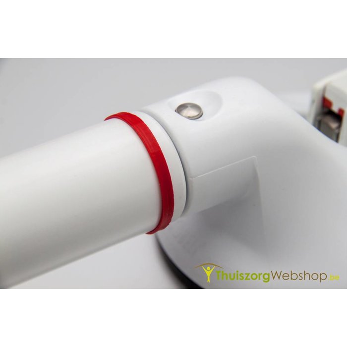 Key lock for suction cup
