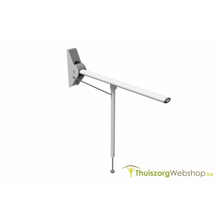 Barre d'appui pour WC pliante en aluminium Ropox
