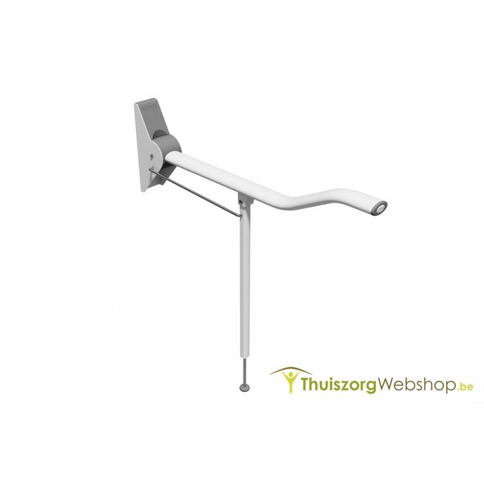 Barre d'appui pour WC pliante en aluminium Ropox